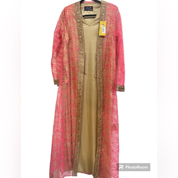 NWT  African Evening Gown Long Abaya Caftan Dresses for Women size medium - Picture 2 of 8